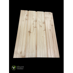 19mm x 142mm European Larch Horizontal Half Lap Cladding KD